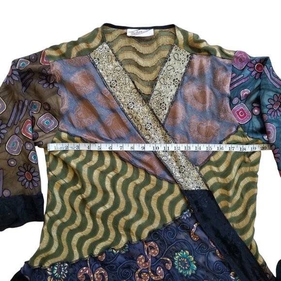 Sterling Kimono Shawl for Evening or Stage - Picture 5 of 11